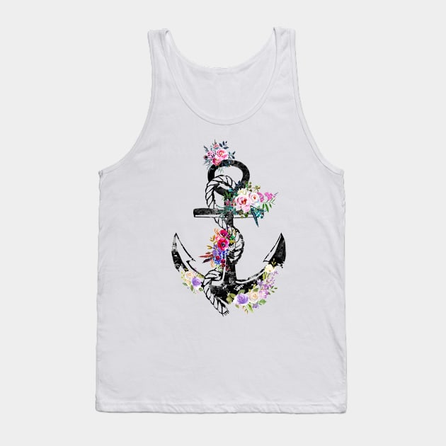 Anchor Tank Top by erzebeth